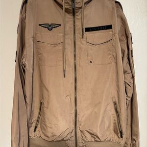 Champs Tan Bomber Jacket
